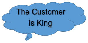 the customer is king