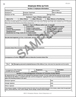 employee write-up form
